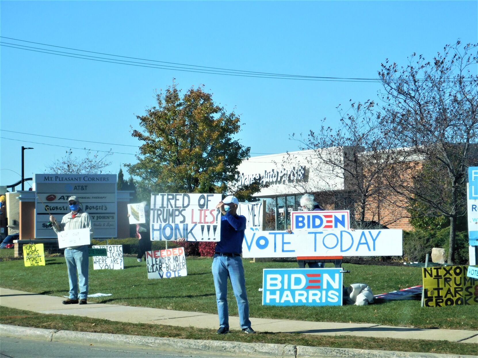 Election 2020: Biden Supporters in Mount Pleasant